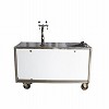 Biertap mobiel 200 cm dubbele kraan